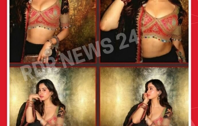 দেড় লাখ টাকার কালো লেহেঙ্গায় ঝড় তুললেন জাহ্নবী কাপুর! ভাইরাল রাজকীয় লুক ঘিরে নতুন জল্পনা